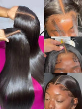 40 Inch 13x4 Bone Straight Lace Front Wigs Human Hair 13x6 Brazilian Transparent Lace Frontal Wig For Women With Baby Hair