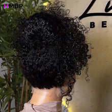 Glueless Lace Frontal Wig Human Hair Ready To Wear 400 Density Bouncy Curly 360/13x6 HD Lace Front Wig Preplucked Hair For Women