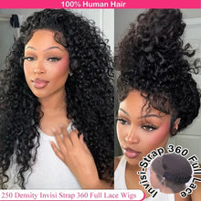 360 Full Lace Wig Body Wave Human Hair Wigs 100% Pre Plucked Hd Brazilian Lace Frontal Wigs Invisible Strap 250 Density 40 Inch