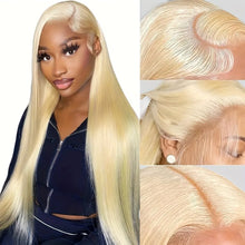 250% Density Blonde 613 Human Hair Wigs 13x6 HD Lace Front Wigs Straight Human Hair Lace Frontal Wig Brazilian Hair for Women