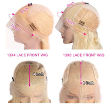 250 Density Blonde 613 Human Hair Wigs 100% Straight Hd Lace Frontal Wig 13x6 Brazilian Hair 30 40 Inch Colored Lace Front Wig