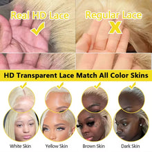 13x6 Hd Transparent Lace Frontal Human Hair Wig 200 Density Body Wave 613 Blonde 13x4 Lace Front Brazilian Wigs Pre Plucked