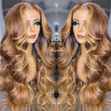 Highlight Wig Human Hair 13x4 Colored Honey Blonde Lace Front Human Hair Wigs For Women Ombre Body Wave 13x6 Hd Lace Frontal Wig