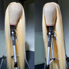 250 Density Blonde 613 Human Hair Wigs 100% Straight Hd Lace Frontal Wig 13x6 Brazilian Hair 30 40 Inch Colored Lace Front Wig